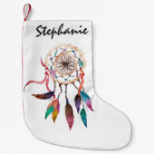Bohemisches Dreamcatcher in der vibrierenden Kleiner Weihnachtsstrumpf (Vorderseite)