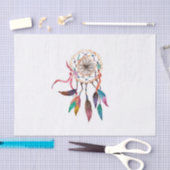 Bohemisches Dreamcatcher in der vibrierenden Seidenpapier (Handwerk)