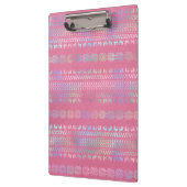 Bohemisches Einhornmuster Klemmbrett (Links)