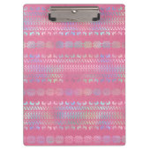 Bohemisches Einhornmuster Klemmbrett (Vorderseite)