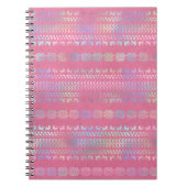 Bohemisches Einhornmuster Notizblock (Vorderseite)