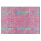 Bohemisches Einhornmuster Schneidebrett (Vorderseite)