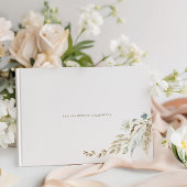 Bohemisches elegantes Gästebuch für Wiesengras