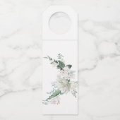 Bohemisches Etikett für Blauweine Flaschenanhänger (Rückseite)