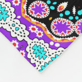 Bohemisches Fantasy Boho Klimt Jewel Pattern Fleecedecke (Ecke)