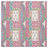Bohemisches farbenfrohes Patchworkmuster Stoff (Muster)
