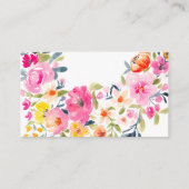 Bohemisches fett gedrucktes Brautparty Begleitkarte (Rückseite)