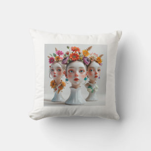 Bohemisches Florentiner Mittelpunkt Trio: Frisch u Kissen