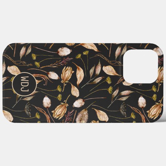 Bohemisches Folienmonogramm Case-Mate iPhone Hülle (Rückseite (Horizontal))