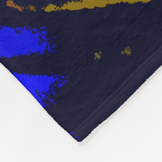 Bohemisches Friedensgefühl Fleecedecke (Ecke)