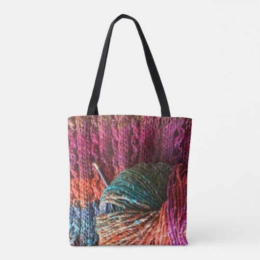 Bohemisches Garn mit dem Stricken Tasche (Rückseite)