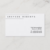 Bohemisches geometrisches Berglogo | Kundengeschäf Visitenkarte (Rückseite)