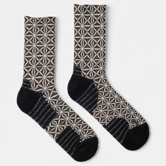 Bohemisches Gitter Socken (Rechts)