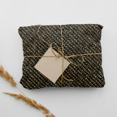 Bohemisches Gold Arrow Muster-Papiertafel Seidenpapier