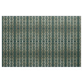 Bohemisches goldwaldgrünes Ikat-Muster Stoff (Fat Quarter (45,7 x 55,9 cm))