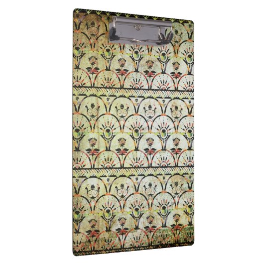 Bohemisches Grunge-Muster Clipboard Klemmbrett (Rechts)