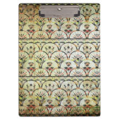 Bohemisches Grunge-Muster Clipboard Klemmbrett (Vorderseite)