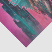 Bohemisches grunge rosa Faible Decoupage Paper Seidenpapier (Ausschnitt)