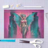 Bohemisches grunge rosa Faible Decoupage Paper Seidenpapier (Handwerk)