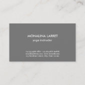 Bohemisches Handzeichen Mandala Mehendi Muster Bus Visitenkarte (Rückseite)