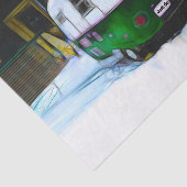 Bohemisches Hippie Camper Leben ist eine Reise zu Seidenpapier (Ausschnitt)