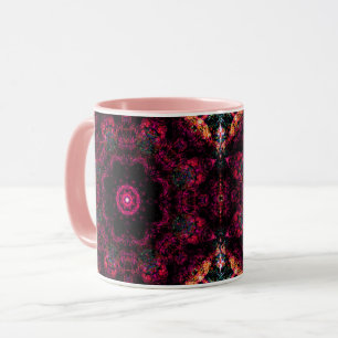 Bohemisches Kaleidoskop, rosa, Tasse