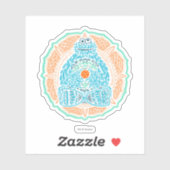 Bohemisches Keksmonster Aufkleber (Blatt)