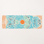 Bohemisches Keksmonster Yogamatte (Vorderseite (Horizontal))