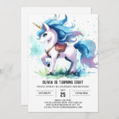 Bohemisches Kinderpferd Einladung (Vorne/Hinten)