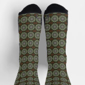 Bohemisches Medaillendesign Socken (Oben)