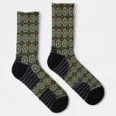 Bohemisches Medaillendesign Socken (Rechts)