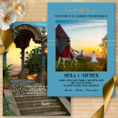 Bohemisches mittelalterliches Foto Einladung zur H