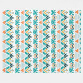 Bohemisches Muster Fleecedecke (Vorderseite (Horizontal))