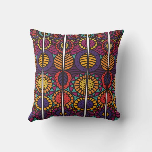 Bohemisches Muster Kissen (Rückseite)