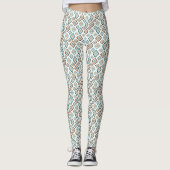Bohemisches Muster Leggings (Vorderseite)