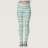 Bohemisches Muster Leggings (Vorderseite)