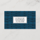 Bohemisches Muster Visitenkarte (Rückseite)