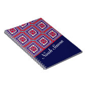 Bohemisches nahtloses Mosaikmuster Notizblock (Rechte Seite)