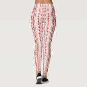 Bohemisches Ornament 30122020 Hellrot Leggings (Rückseite)