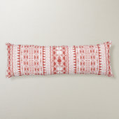 Bohemisches Ornament 30122020 Hellrot Seitenschläferkissen (Rückseite)