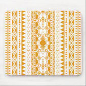 Bohemisches Ornament 30122020 Orange Mousepad (Vorne)