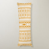 Bohemisches Ornament 30122020 Orange Seitenschläferkissen (Vorderseite Vertikal)