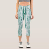 Bohemisches Ornament 30122020 Pfau Capri Leggings (Vorderseite)