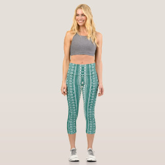 Bohemisches Ornament 30122020 Pfau Capri Leggings