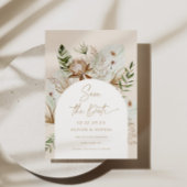 Bohemisches Pampasgras Save the Date Einladung