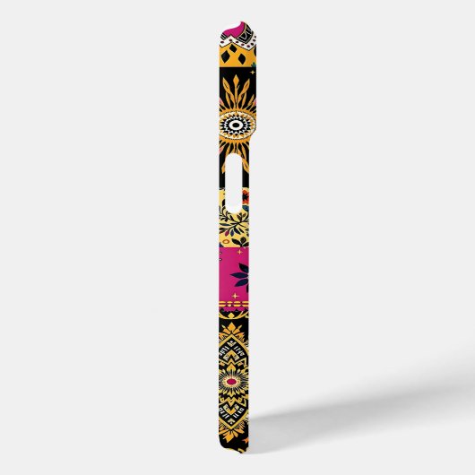 Bohemisches Patchwork Mandala und Paisley Pattern Case-Mate iPhone Hülle (Rückseite / Rechts)