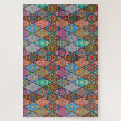 Bohemisches Quiltdesign Puzzle (Vertikal)
