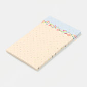 Bohemisches Reben Post-it Klebezettel (angewinkelt)