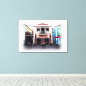 Bohemisches Restaurant Leinwanddruck (Insitu (Holzboden))