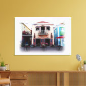 Bohemisches Restaurant Leinwanddruck (Insitu (Wohnzimmer))